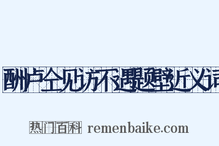 酬卢仝见访不遇题壁近义词是什么意思的图片